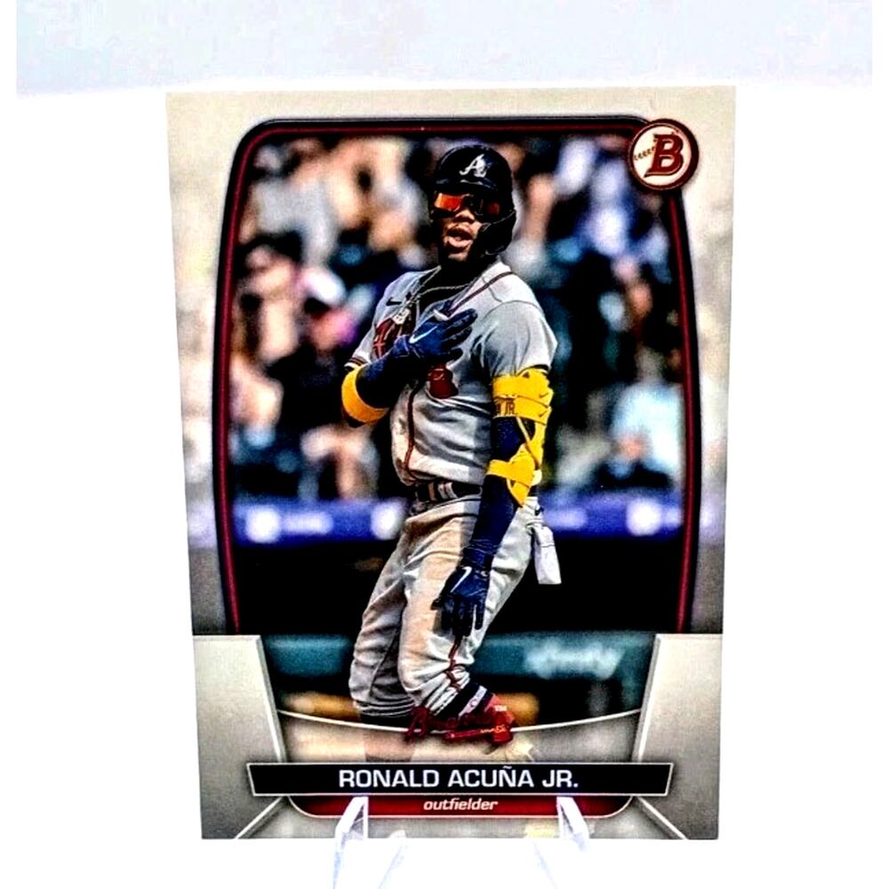 2023 Bowman - Ronald Acuña Jr. Atlanta Braves MLB #92 - Picture 2 of 4